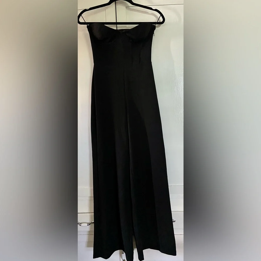 ZARA SWEETHEART NECKLINE JUMPSUIT - Picture 6 of 9